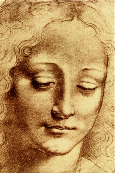 Heads of a Young Girl by Leonardo da Vinci